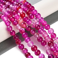 Натуральные полосатые агатовые / полосатые агатовые бусинки G-Z060-A01-A06