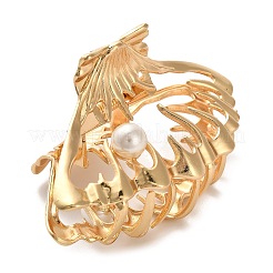 Сплав клипы коготь волос AJEW-A061-02B-G