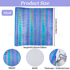 Ткань из искусственной кожи с крокодиловым узором&nbsp;DIY-WH20062-47K