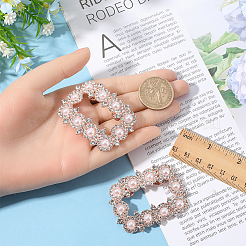 Украшение обуви из сплава со стразами FIND-GF0006-01B-RG