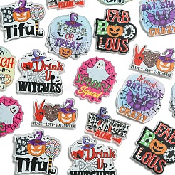 18шт 9 стиля акриловые подвески с принтом OACR-FS0001-74