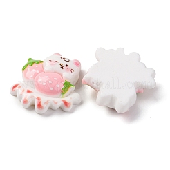 Кабошоны из непрозрачной смолы с кошачьей тематикой CRES-Z010-01D