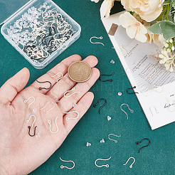 100 шт. 10 стиля пластиковых сережек-крючков&nbsp;FIND-AR0005-55