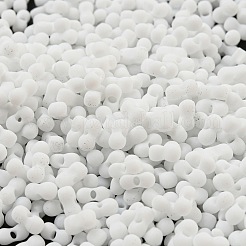Непрозрачный матовый стеклянный бисер цвета макарон&nbsp;X1-SEED-K009-12B-17