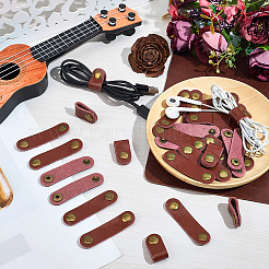 30 шт. органайзеры для шнуров из коровьей кожи&nbsp;AJEW-CL0002-33