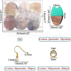 Наборы для изготовления сережек с подвесками своими руками DIY-OC0005-26