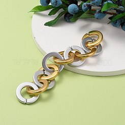 Непрозрачные акриловые цепи Роло ручной работы AJEW-JB00847