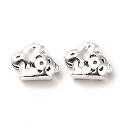 Сплавочные овальные бусины тибетского стиля  PALLOY-M198-05AS