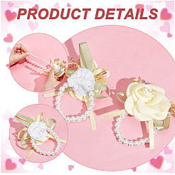 Пластиковый корсаж на запястье&nbsp;AJEW-WH0518-46