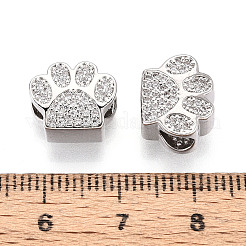 Латунные микро проложить Цирконий Европейский бисером ZIRC-T002-101