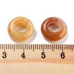 Европейские бусины из натурального желтого авантюрина G-C134-01E