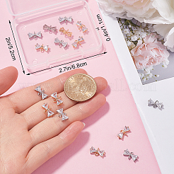 20 шт. 2-х цветные латунные соединительные подвески&nbsp;KK-BBC0014-45