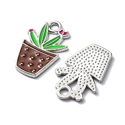 6шт 6 цвета сплава эмалевые подвески&nbsp;ENAM-YW0002-53