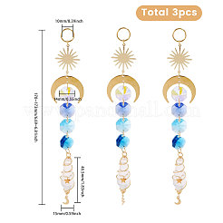 3 шт. подвеска из медной проволоки в виде пули HJEW-CA00070
