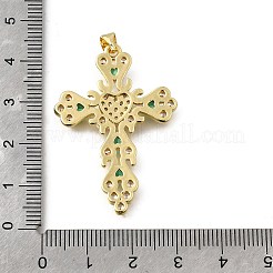 Латунные микро проложить кубического циркония подвески KK-Q066-37G-01