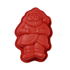 Diy Рождество Санта-Клаус пищевые силиконовые Молды DIY-G052-A02