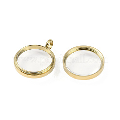 Ионное покрытие (ip) 304 нержавеющая сталь медальон подвески&nbsp;STAS-S132-15G-03