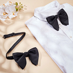 Регулируемые галстуки-бабочки из полиэстера для жениха&nbsp;AJEW-WH0248-768A