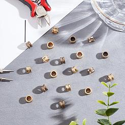 24шт 2 цвета латунные бусины FIND-AR0002-32