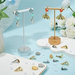 20шт 2 цвета латунные клипсы для серег&nbsp;KK-SP0002-47