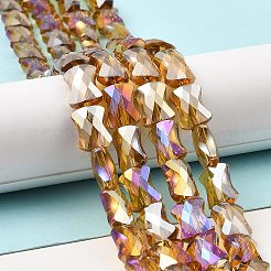 Ab цветные прозрачные стеклянные бусины пряди&nbsp;EGLA-P051-06A-A13