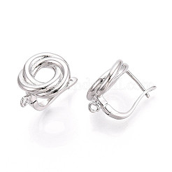 Латунная фурнитура для хооп серег KK-N267-31P