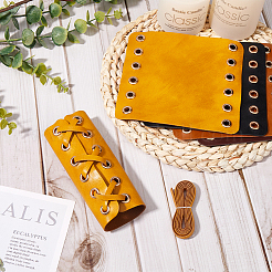 Кожаные чехлы для мотоциклетных ручек из искусственной кожи&nbsp;AJEW-WH20001-44A