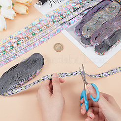 6 пачка 6-х цветных лент из полиэстера в этническом стиле&nbsp;OCOR-BC0005-10