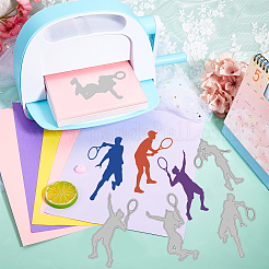 Углеродистая сталь разрезает трафареты DIY-WH0309-948