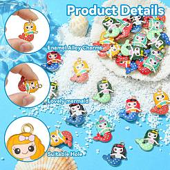 40 шт. Подвески из сплава с эмалью&nbsp;ENAM-CJ0005-65