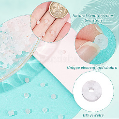 1 нить бусин из натурального розового кварца G-GO0001-23