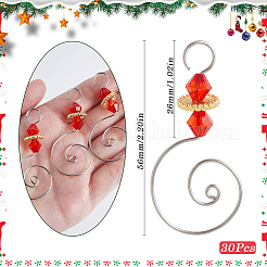 30 шт. медная проволока и акриловые крючки для украшений&nbsp;HJEW-SP0001-07A