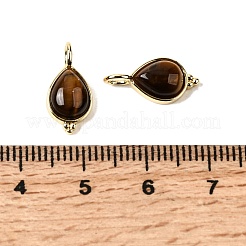 Природных тигровый глаз подвески&nbsp;KK-P325-08G-01