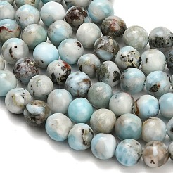 Природные ларимар бисер нитей G-L642-B19-6mm