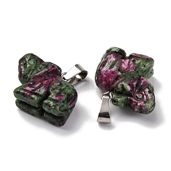 Подвески из окрашенного натурального мрамора&nbsp;G-B127-05P-04