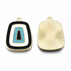 Подвески из экологически чистого сплава с эмалью&nbsp;ENAM-Q438-009-NR