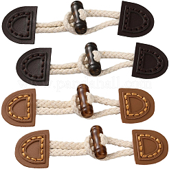 8 шт. 2-х цветные пряжки из искусственной кожи с застежкой-молнией&nbsp;FIND-CY0001-31A