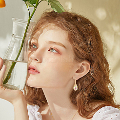 32 шт. 2 стиля латунных крючков для сережек KK-BBC0014-12