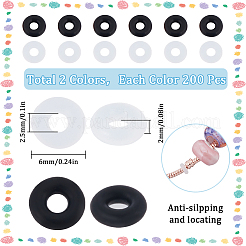 400шт 2 цвета резиновые уплотнительные кольца&nbsp;FIND-SC0010-97