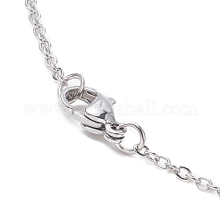 Набор ожерелий с подвесками из 12 созвездий и натуральных смешанных драгоценных камней NJEW-JN04282