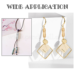 12 шт. 2-х цветные бусины из нержавеющей стали 304 STAS-UN0042-21