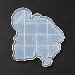 Силиконовые Молды для статуй в виде черепа и змеи своими руками&nbsp;DIY-C056-07