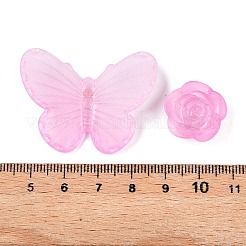 Прозрачные акриловые бусины OACR-H039-04F