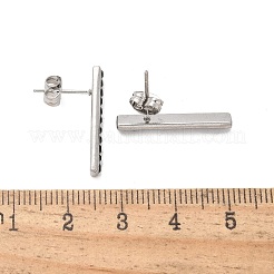 Серьги-гвоздики из нержавеющей стали 304&nbsp;EJEW-F361-05P