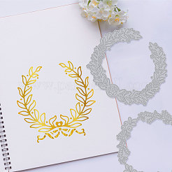 Металлические штампы из углеродистой стали с горячей фольгой DIY-WH0226-005