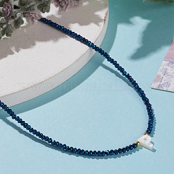 Ожерелья с подвесками из натуральных ракушек NJEW-JN03304-02