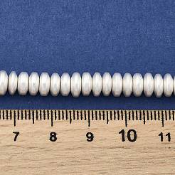 Гальванические нити из синтетических немагнитных гематитовых бусин G-H327-G01-02D