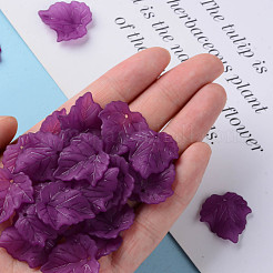 Осенняя тема прозрачные матовые акриловые подвески X-PAF002Y-26