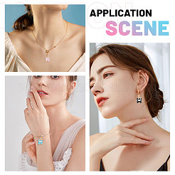 70шт 7 цвета подвески из цинкового сплава с эмалью&nbsp;FIND-CA0010-37