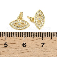 Латунные микропаве прозрачные кубические циркониевые подвески&nbsp;KK-D218-25G-02